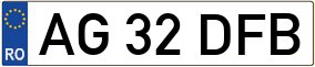Truck License Plate